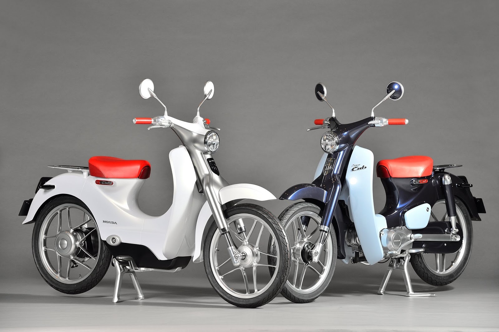 Honda EV Cub voi cong nghe pin thao roi hinh anh
