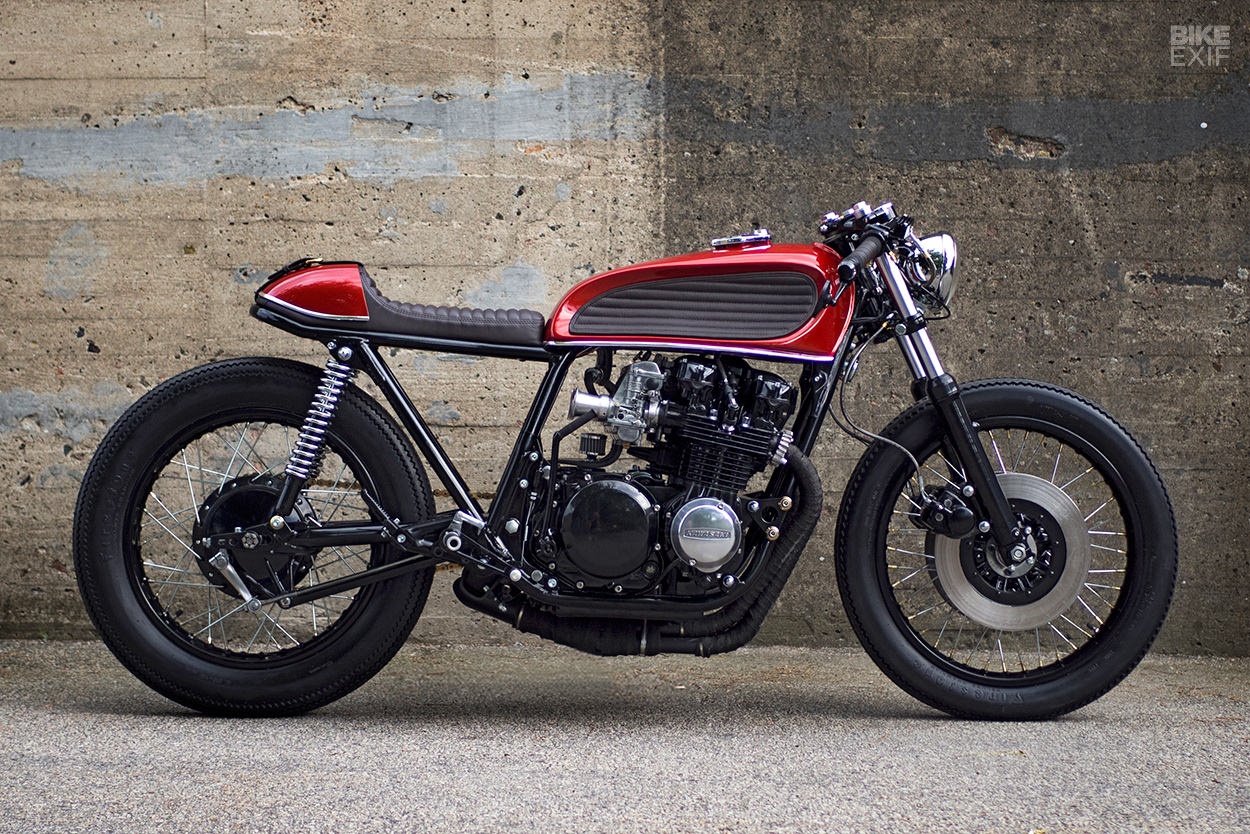 Kawasaki KZ650 Cafe racer anh 2