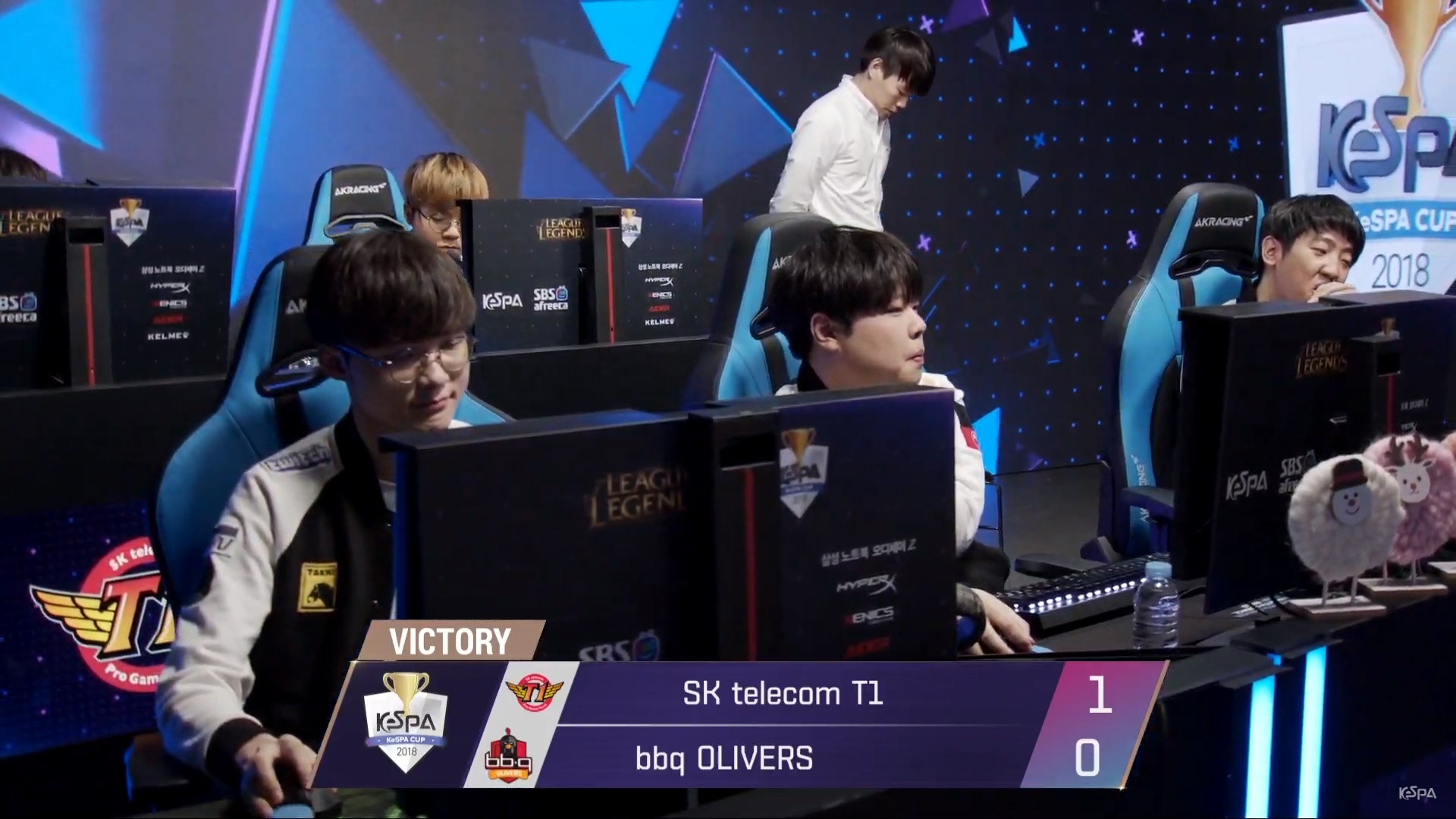SKT T1 co chien thang de dang truoc bbq Olivers tai Kespa Cup hinh anh