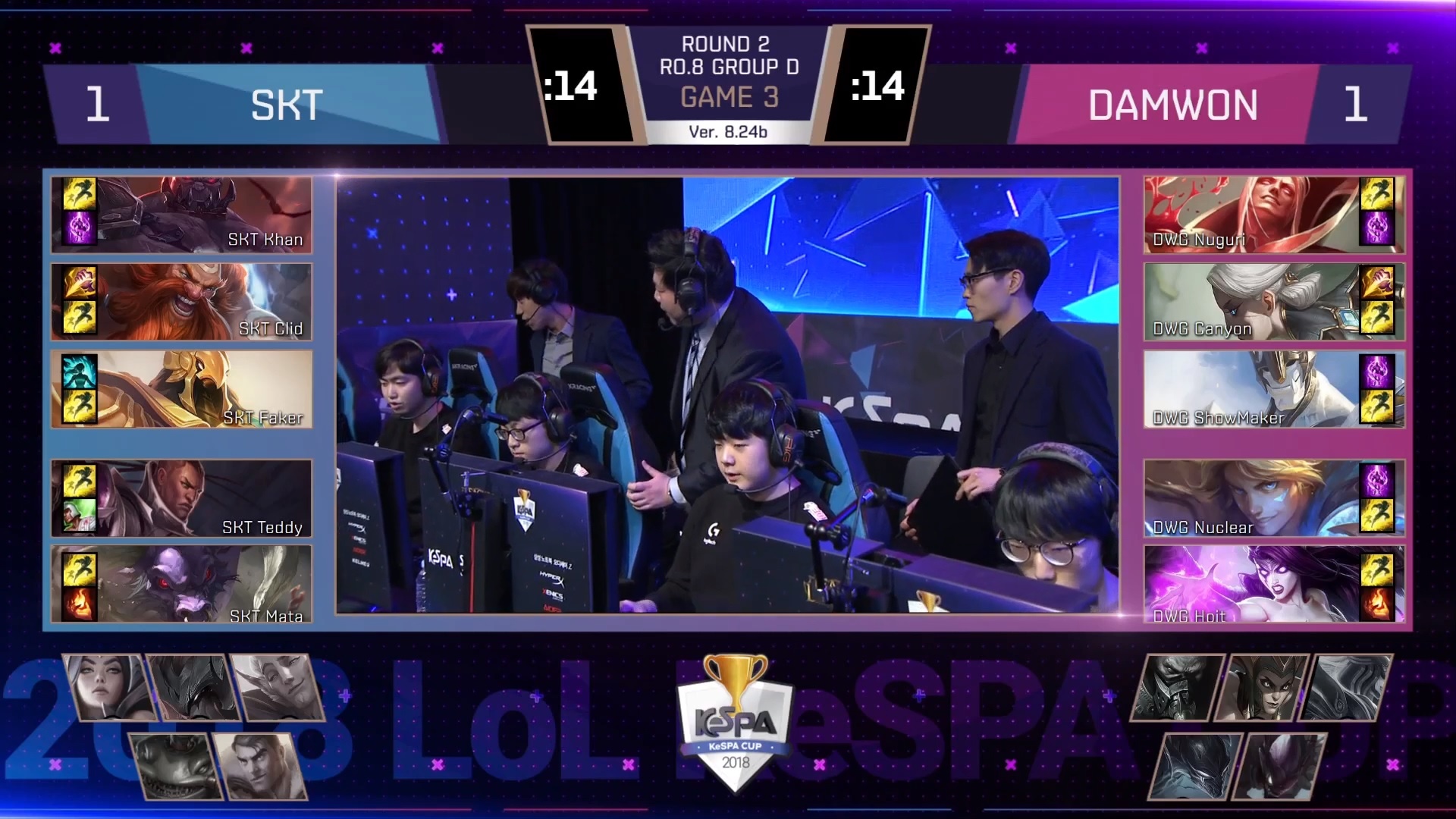 SKT T1 bat ngo thua soc Damwon Gaming o Kespa Cup hinh anh