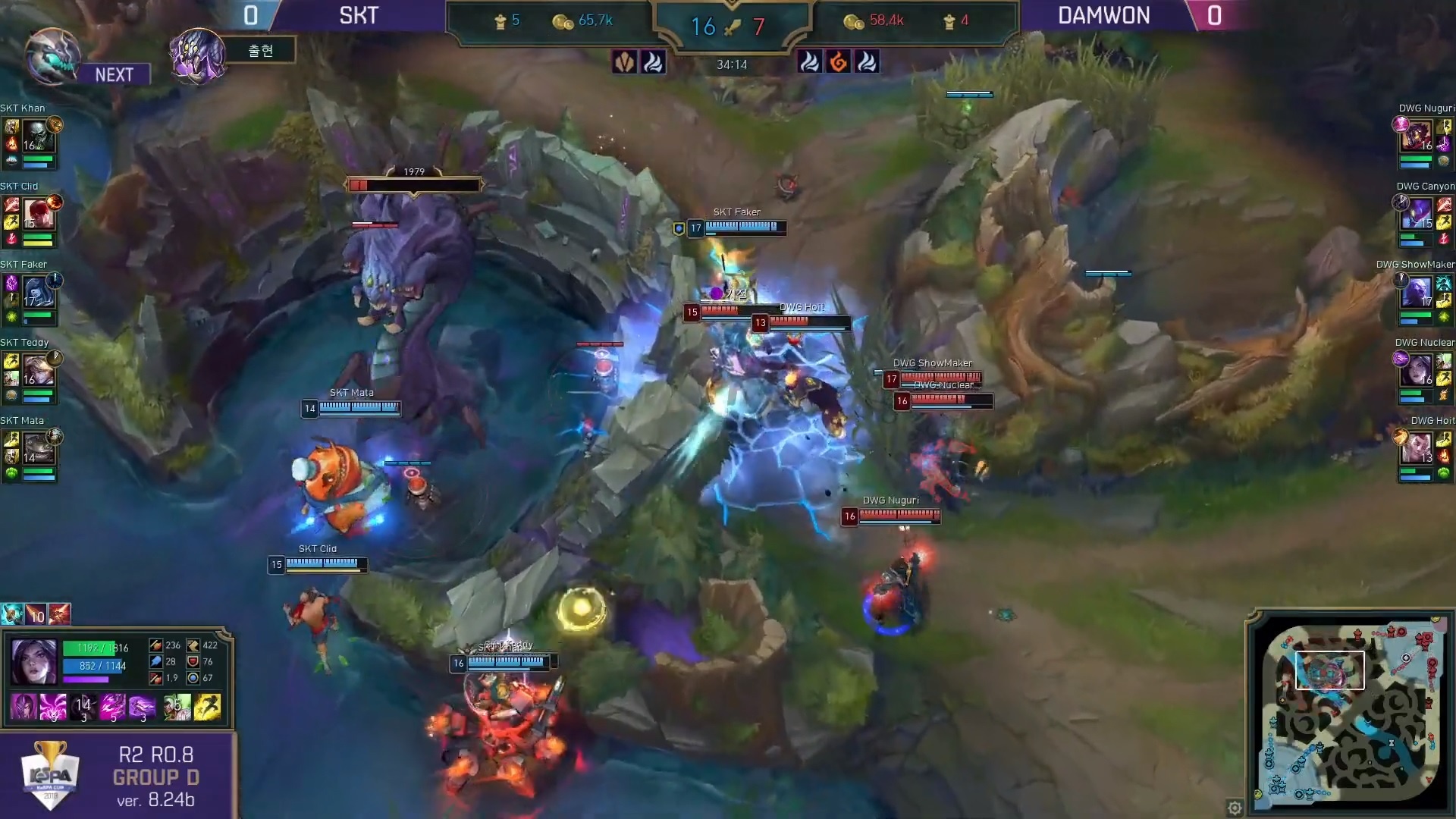 Damwon Gaming thắng SKT ảnh 3 Damwon Gaming thang SKT anh 3