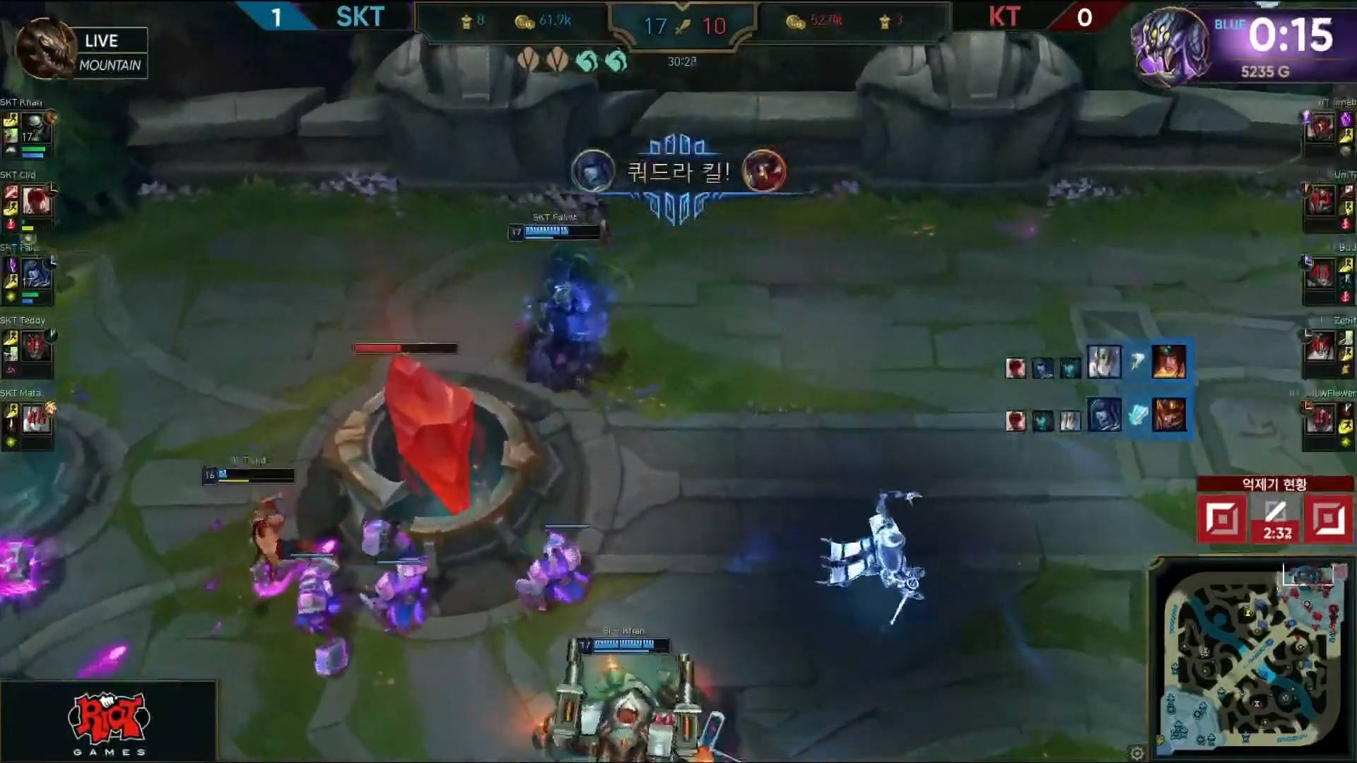 SKT T1 de dang ha guc KT hinh anh