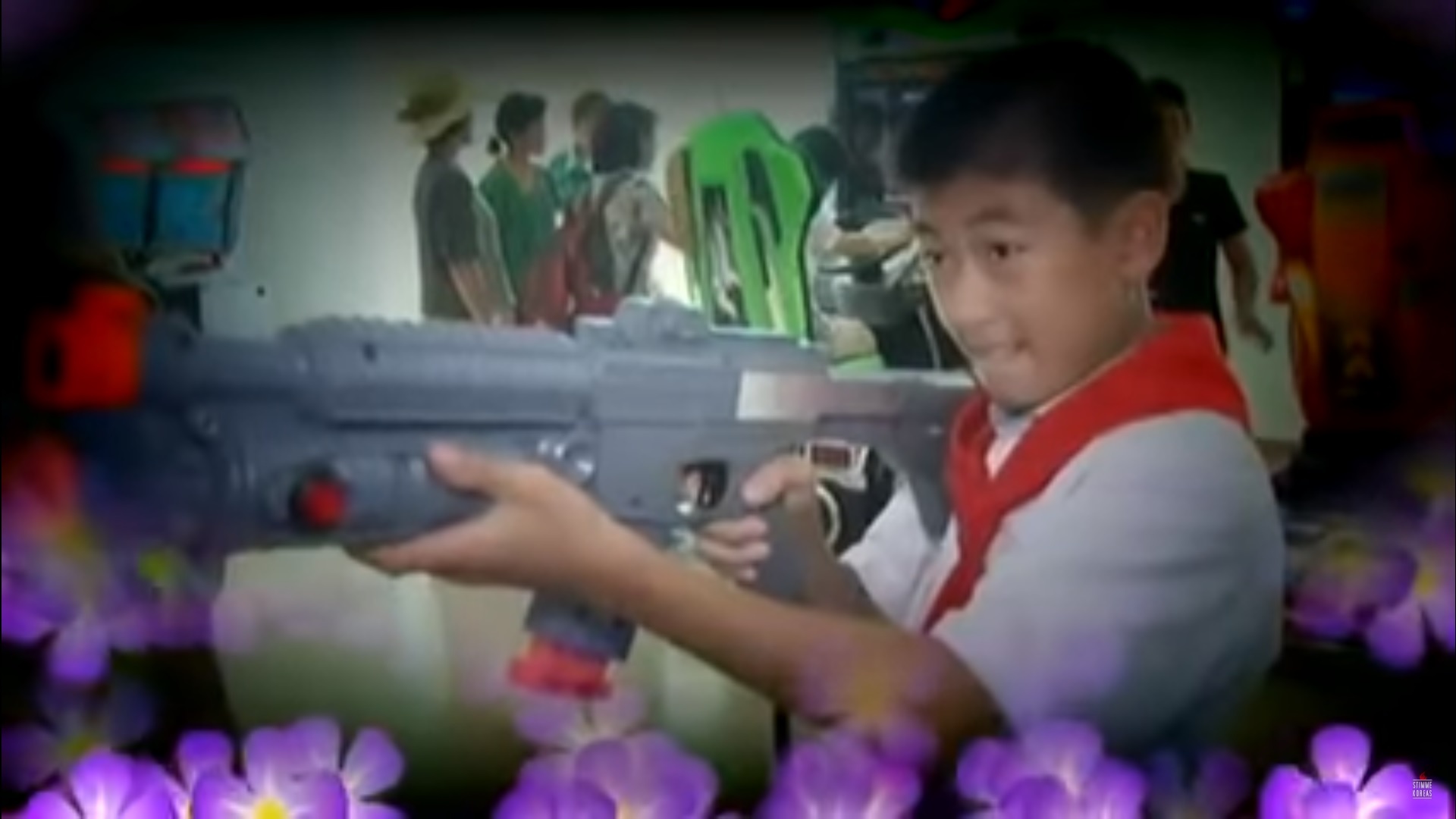 Nguoi dan Trieu Tien choi game thung hinh anh