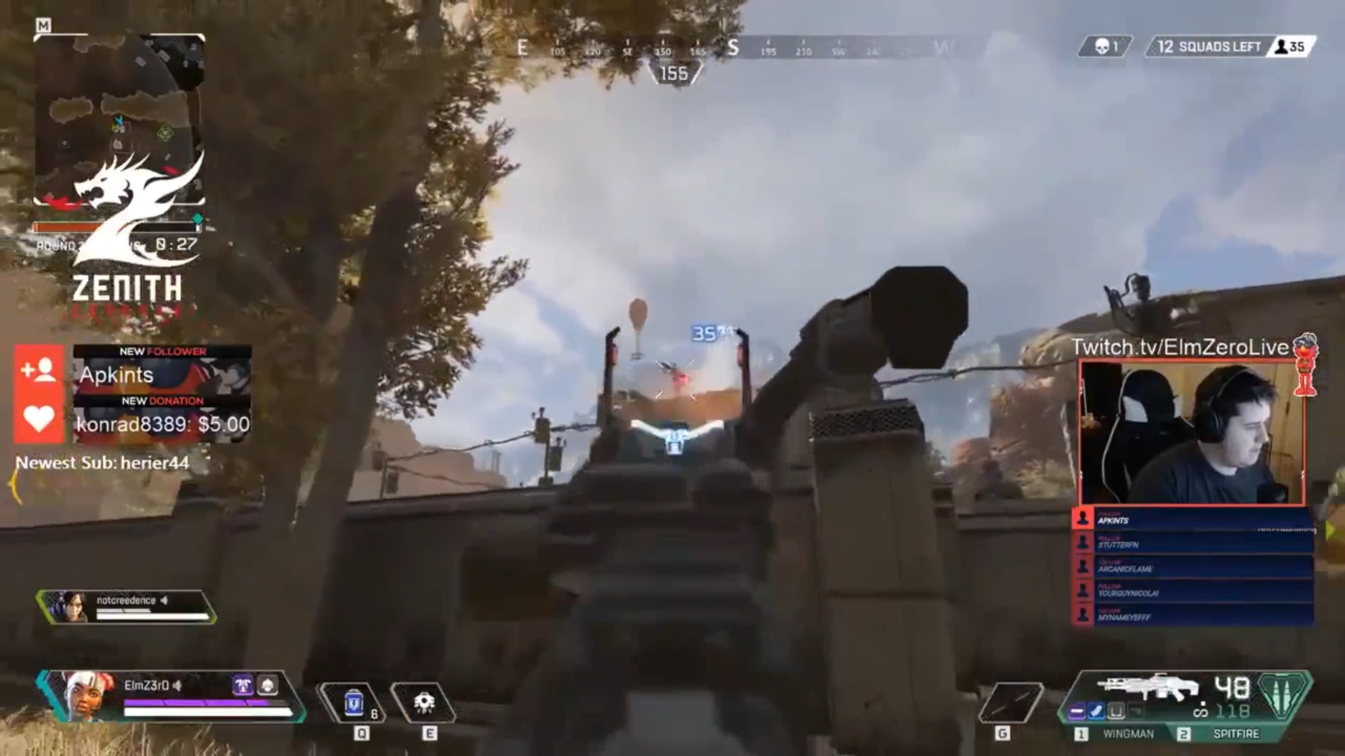 Streamer ElmZero su dung phan mem hack hinh anh