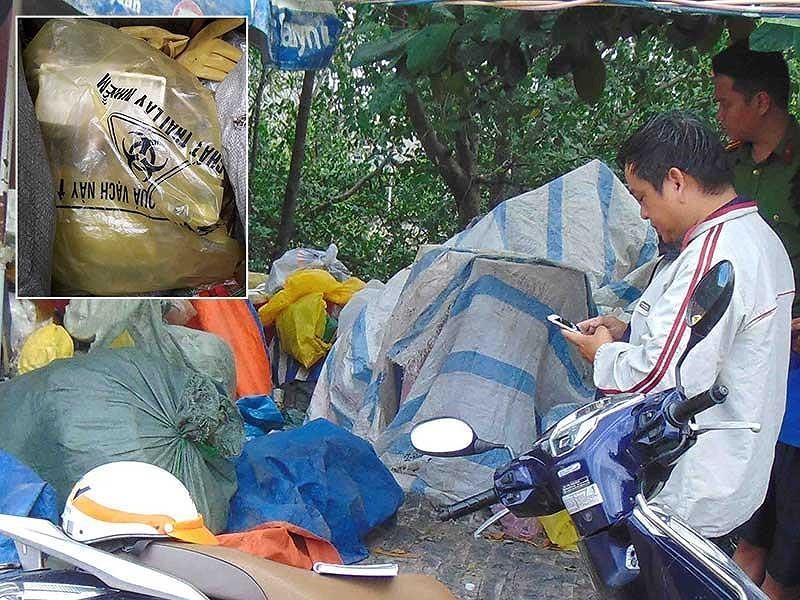 rác thải bệnh viện gom chung với rác thải không lây nhiễm ảnh 2 rac thai benh vien gom chung voi rac thai khong lay nhiem anh 2