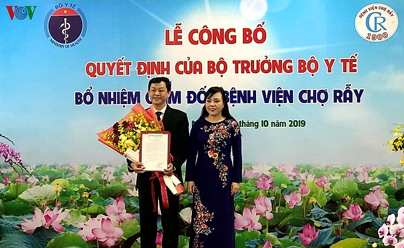 Bo nhiem giam doc Benh vien Cho Ray anh 1