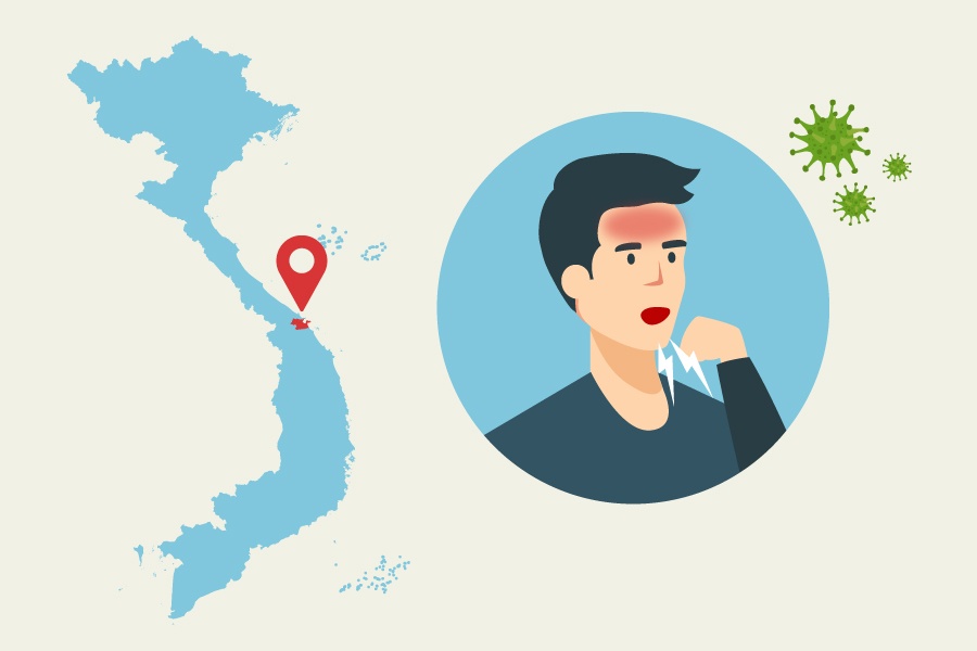 Benh nhan nghi mac Covid-19 da di dam cuoi, den 3 co so y te hinh anh