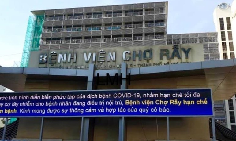benh vien cho ray tiep nhan nguoi mac Covid-19 anh 1