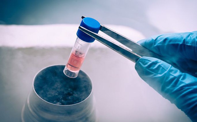 Hai phu nu nhap vien sau khi tiem te bao goc hinh anh