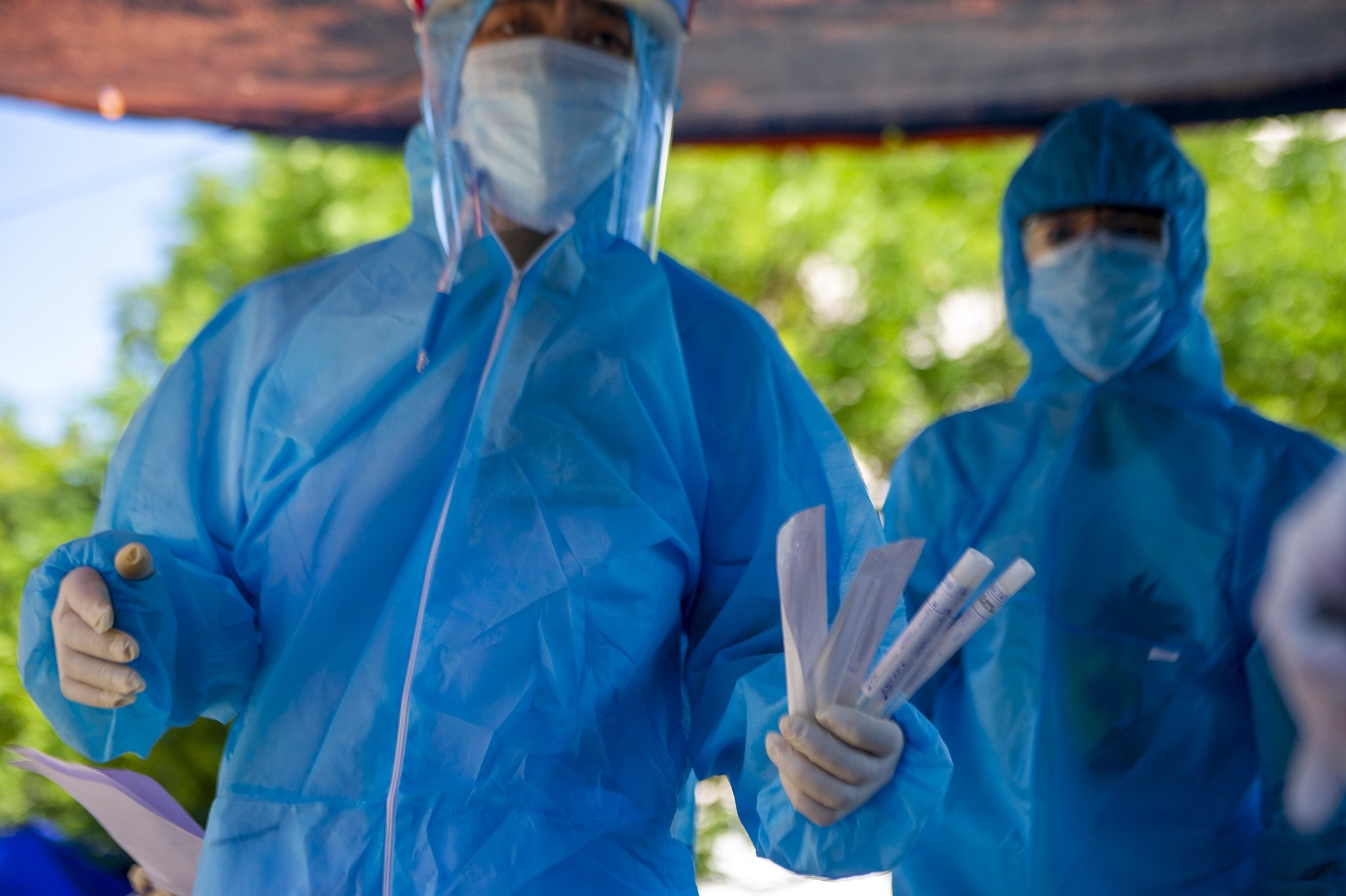 Cach gop mau xet nghiem nCoV tai Da Nang duoc the gioi ghi nhan hinh anh