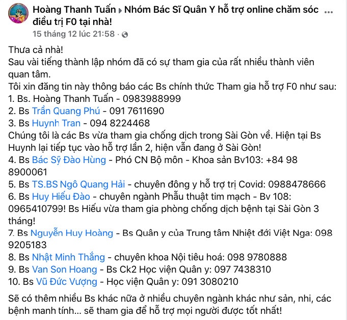 Bac si quan y lap nhom ho tro F0 anh 2