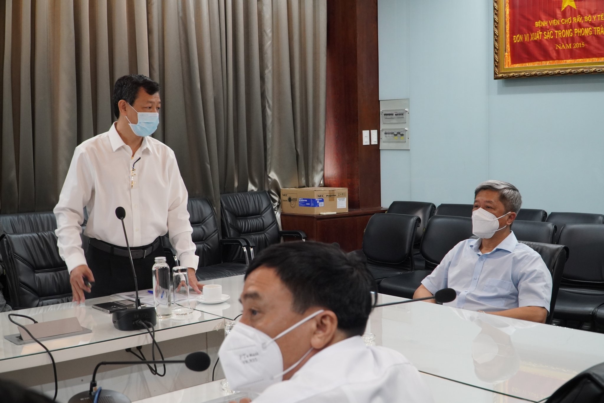 Benh vien Cho Ray chuan bi ca nhiem Omicron anh 1