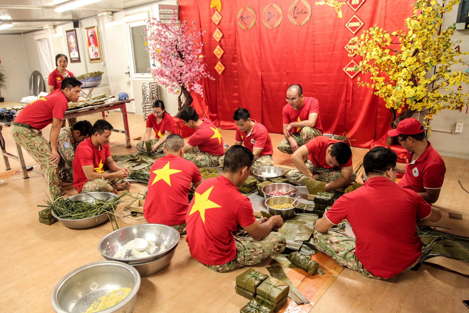 Y bac si 'mu noi xanh' don Tet am ap tai Nam Sudan anh 4