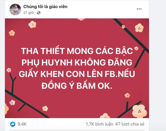 khoe giay khen len mang xa hoi anh 1
