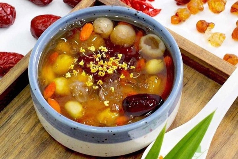 Mon che ngon giup giu nhiet, dep da trong mua lanh hinh anh