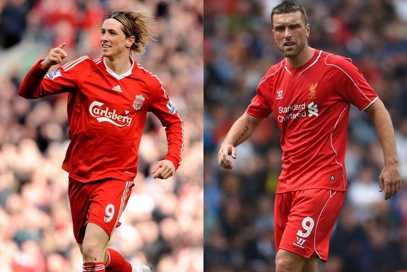 3. Rickie Lambert (Liverpool- số 9): Chân sút người Anh được HLV Brendan Rodgers đưa về năm 2014 với hy vọng tạo nên một cuộc cách mạng tại Anfield. Tuy nhiên, khi chứng kiến màn trình diễn nghèo nàn của cựu cầu thủ Southampton, người hâm mộ “The Kop” chỉ thêm nhớ về Fernando Torres. “El Nino” sở hữu đến 24 pha lập công ngay trong mùa giải đầu tiên cho Liverpool. Ngược lại, Rickie Lambert chỉ ghi vỏn vẹn 2 bàn thắng sau 25 lần ra sân tại giải vừa qua.