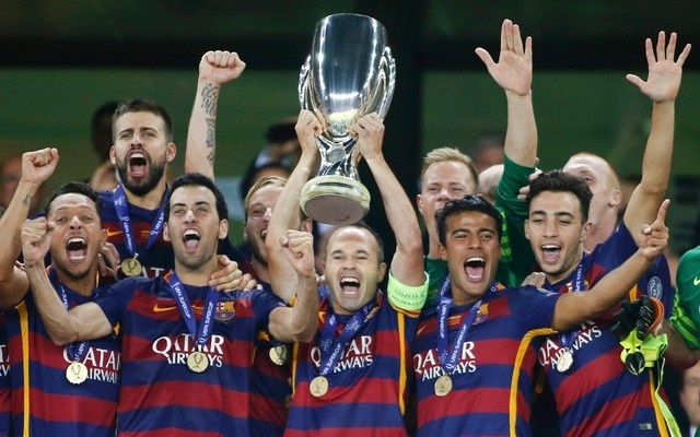 Sao Barca che gieu Real Madrid sau khi gianh sieu cup hinh anh