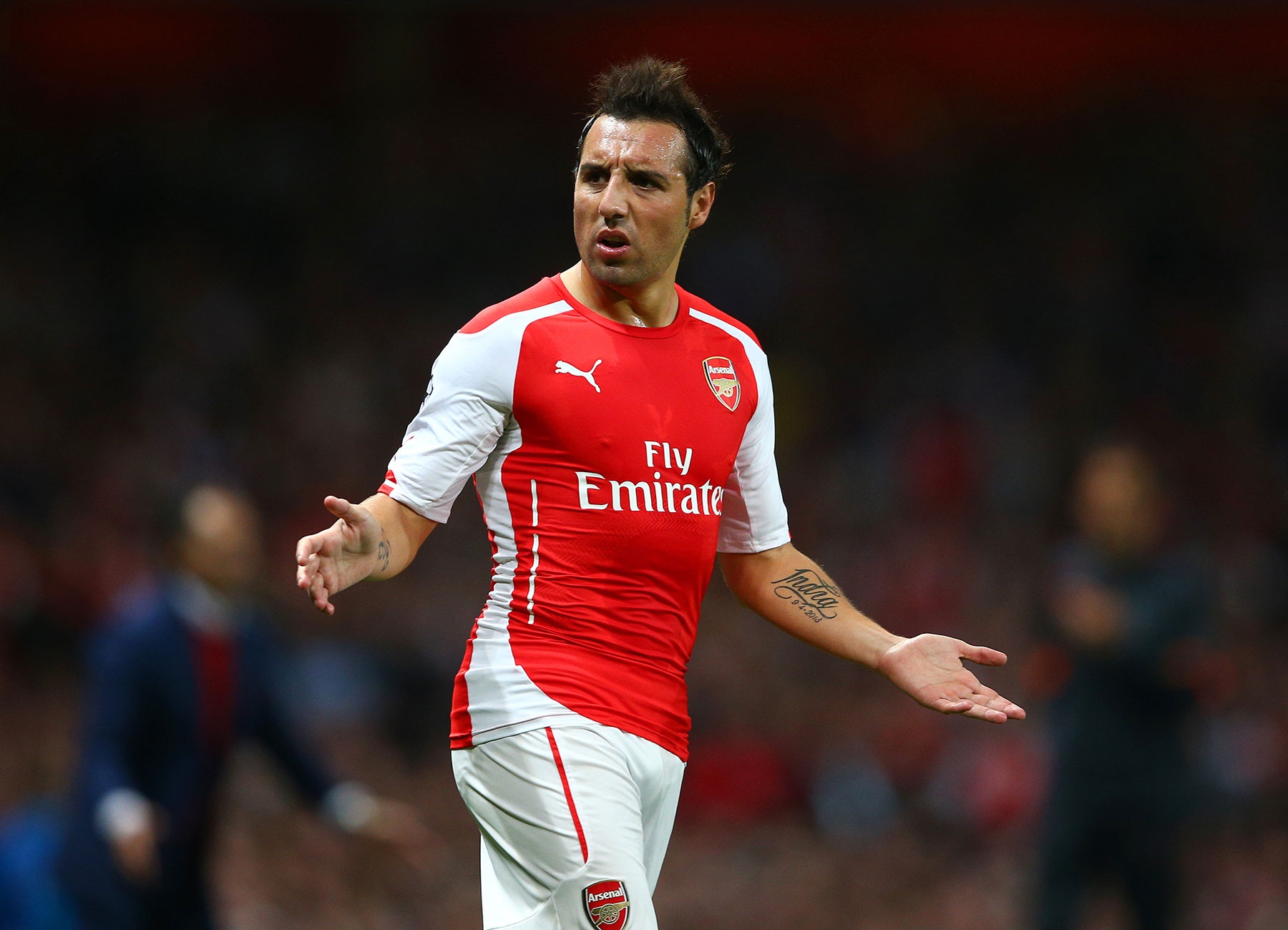 Tiền vệ công: Santi Cazorla (Arsenal): Cựu cầu thủ Malaga dần trở thành vị trí không thể thay thế trong đội hình của “Pháo thủ”. Cazorla còn có thể thi đấu tốt trong vai trò tiền vệ trung tâm hay một cầu thủ chạy cánh. HLV Arsene Wenger có lý do để trông chờ vào khả năng tạo đột biến của tiền vệ 30 tuổi trong những trận cầu quyết định. 