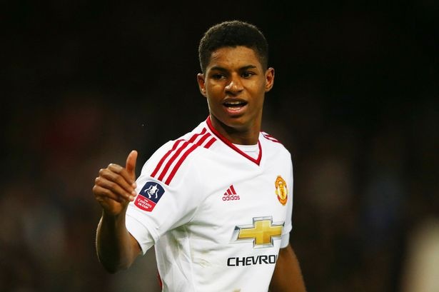 Marcus Rashford den cong vien an mung vao chung ket FA Cup hinh anh
