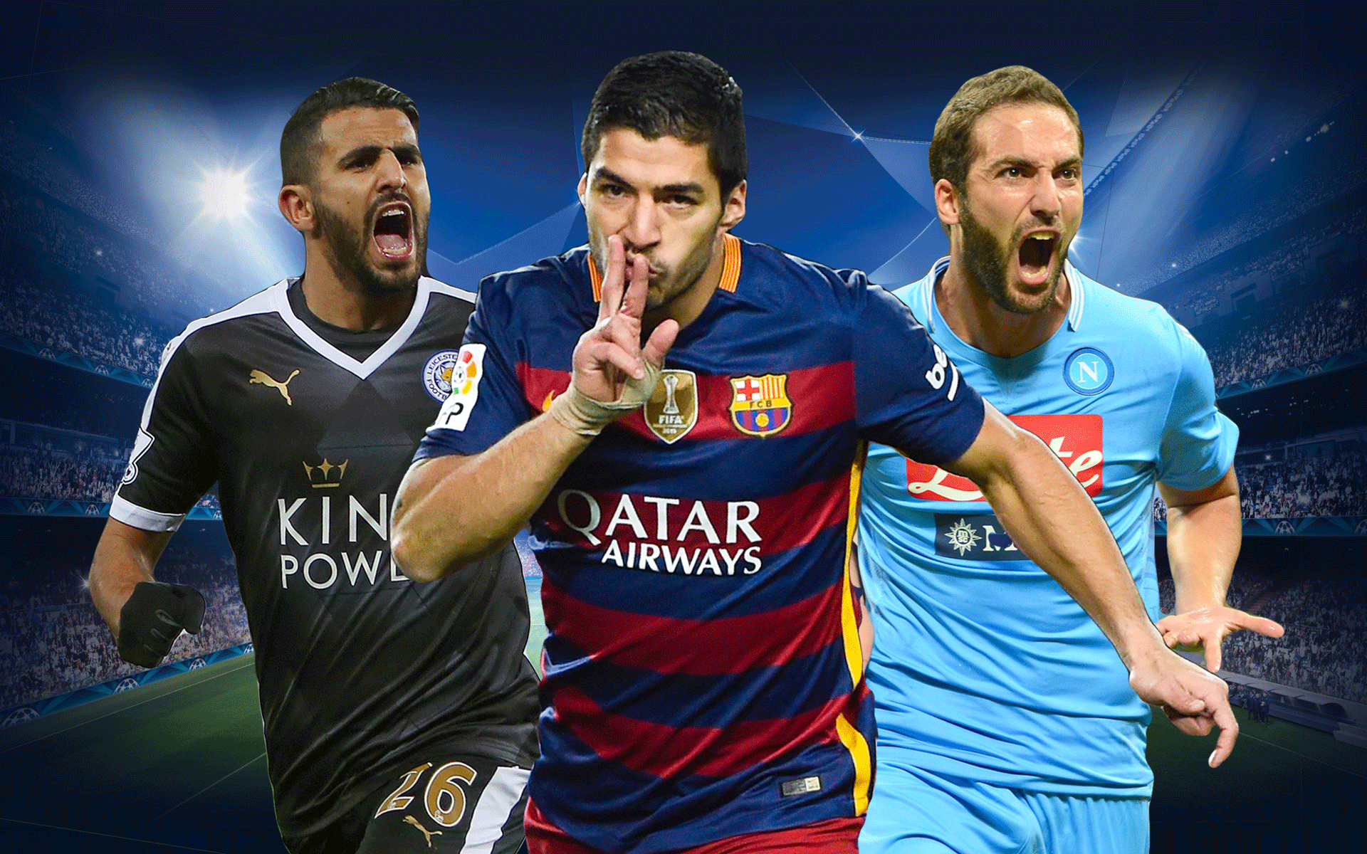 Suarez, Higuain sat canh trong doi hinh hay nhat chau Au hinh anh