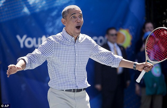 Obama yeu the thao anh 10