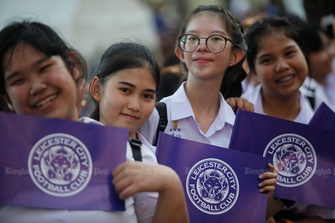 Leicester tra tien cho CDV Thai Lan dieu hanh mung vo dich hinh anh