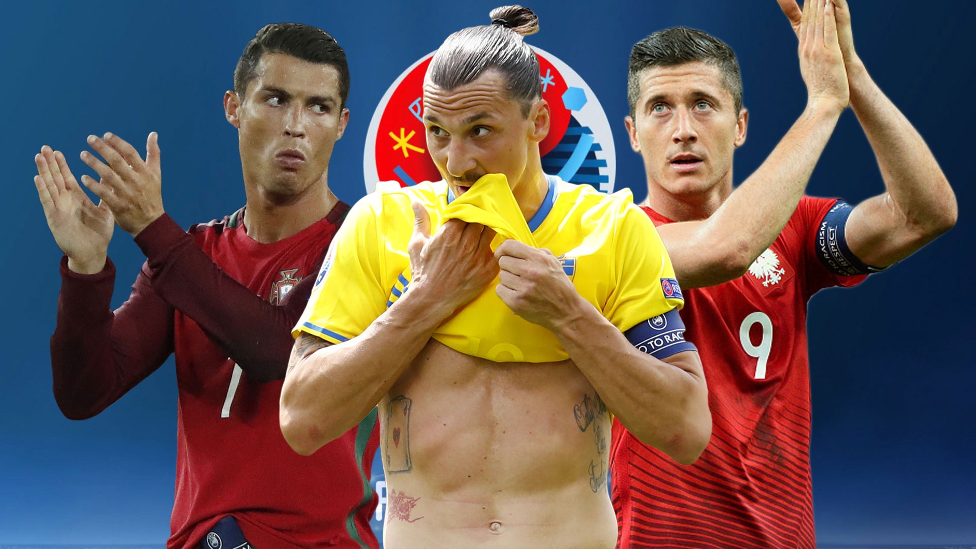 Ronaldo, Ibrahimovic lot doi hinh te nhat luot hai Euro 2016 hinh anh