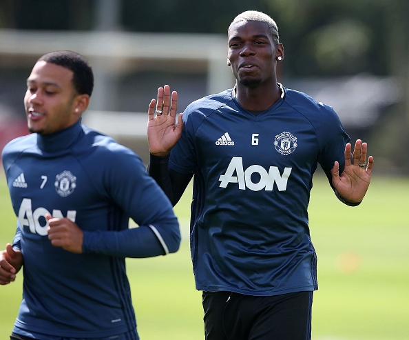 Pogba rang ro trong buoi tap dau tien o MU anh 2