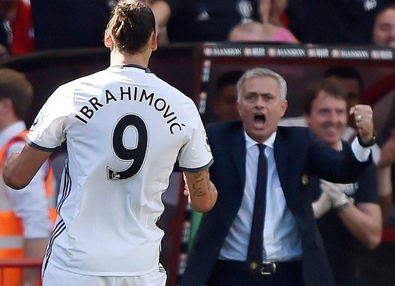 Mourinho an mung phan khich ban thang cua Ibrahimovic hinh anh