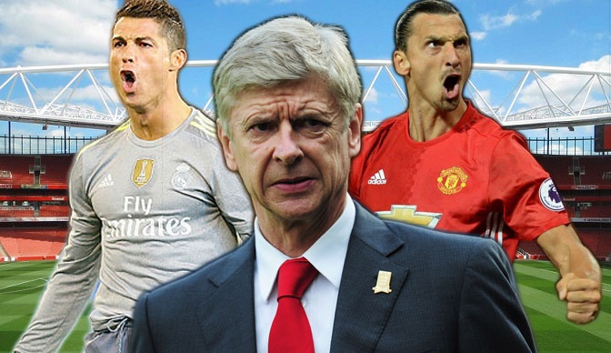 Ronaldo, Ibra va nhung ngoi sao Arsene Wenger mua hut hinh anh