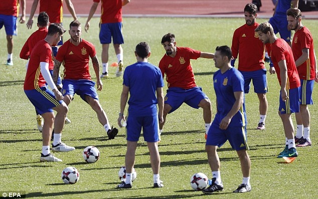 tay ban nha tap luyen anh 3