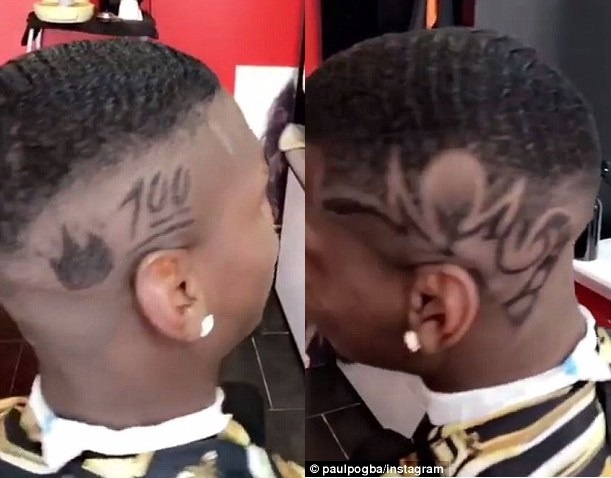 pogba khoe tóc mới ảnh 3 pogba khoe toc moi anh 3