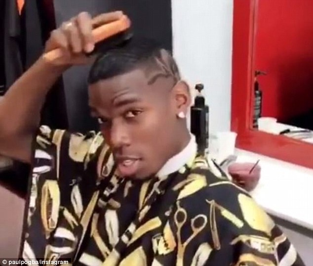 pogba khoe tóc mới ảnh 2 pogba khoe toc moi anh 2