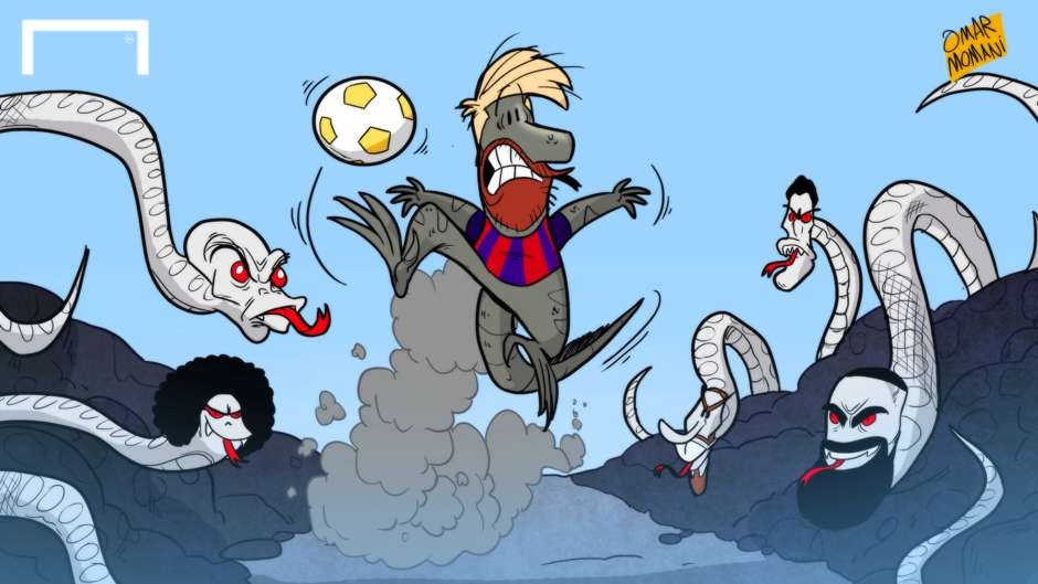 hi hoa cau thu mexico dap buc tuong Trump anh 6