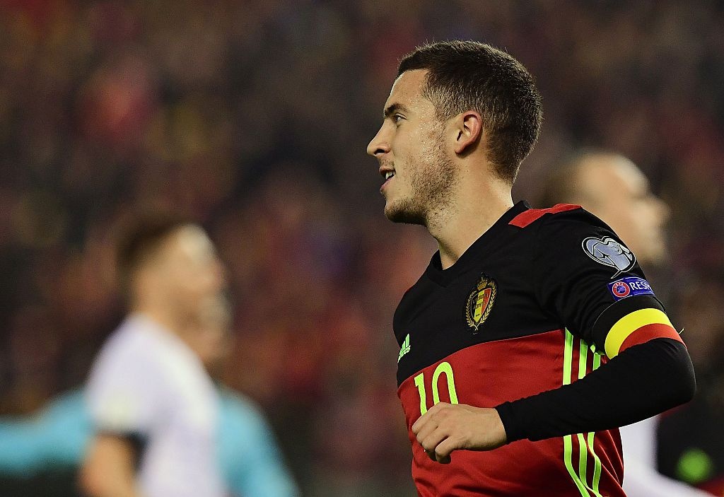 Hazard ghi ban,  Bi thang 8-1 anh 4