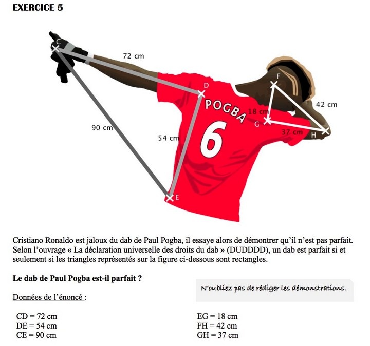 Pogba DAB được đưa vào sách giáo khoa ảnh 1 Pogba DAB duoc dua vao sach giao khoa anh 1