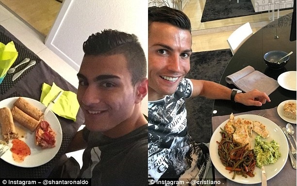 Bản sao Ronaldo mơ khoác áo Real Madrid ảnh 2 Ban sao Ronaldo mo khoac ao Real Madrid anh 2