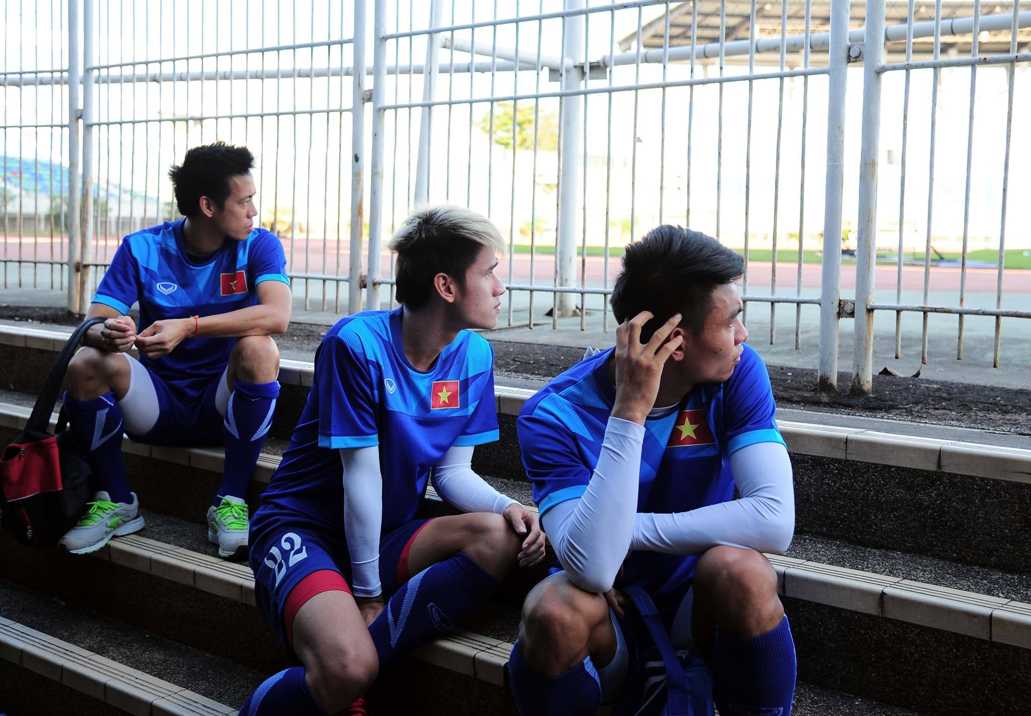 Chùm ảnh buổi tập tuyển Việt Nam ảnh 1 Chum anh buoi tap tuyen Viet Nam anh 1