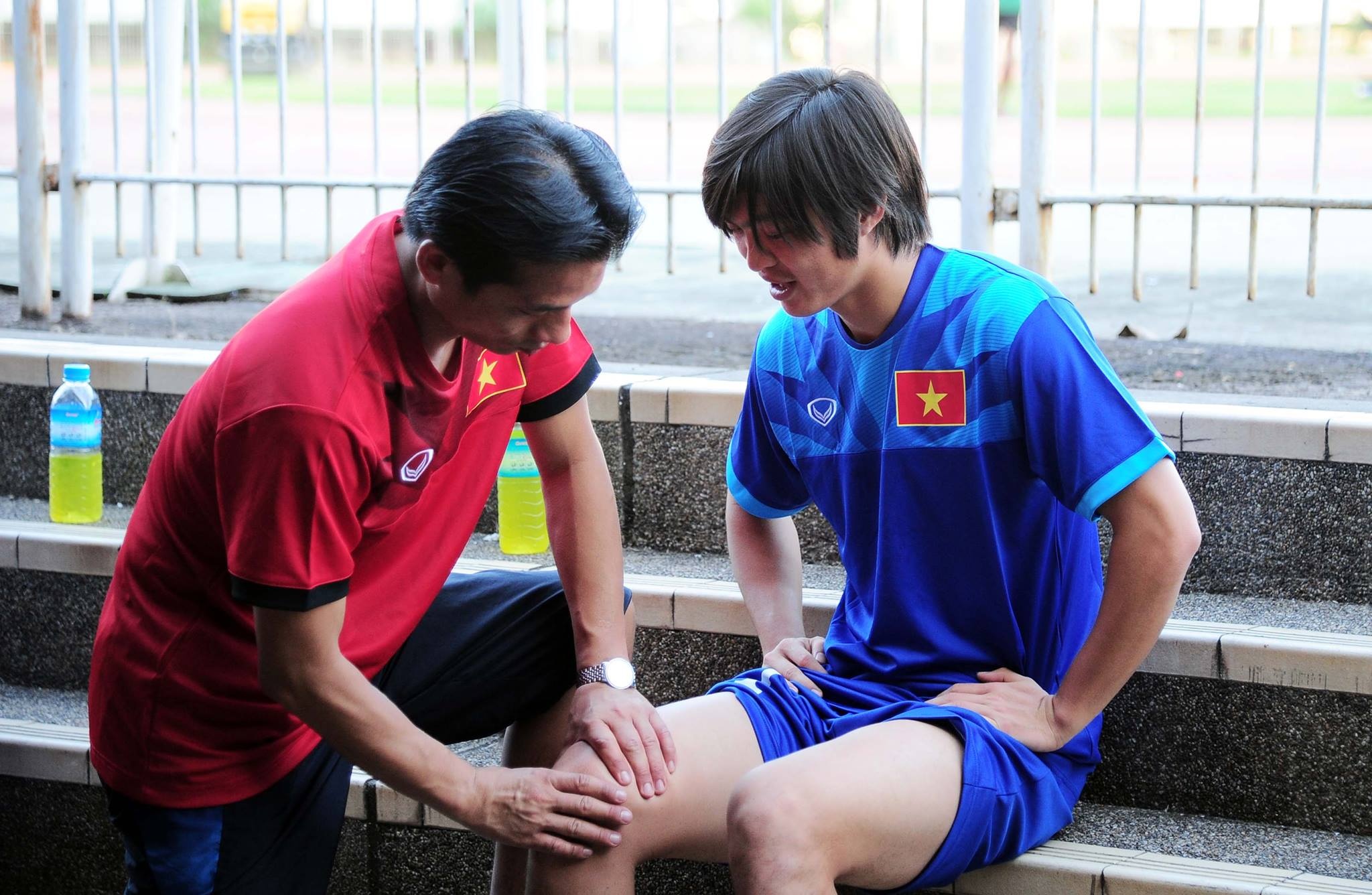 Chùm ảnh buổi tập tuyển Việt Nam ảnh 3 Chum anh buoi tap tuyen Viet Nam anh 3