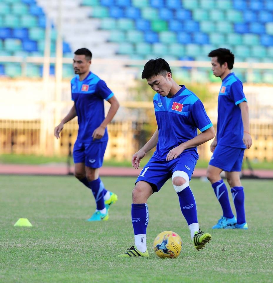 Chùm ảnh buổi tập tuyển Việt Nam ảnh 6 Chum anh buoi tap tuyen Viet Nam anh 6