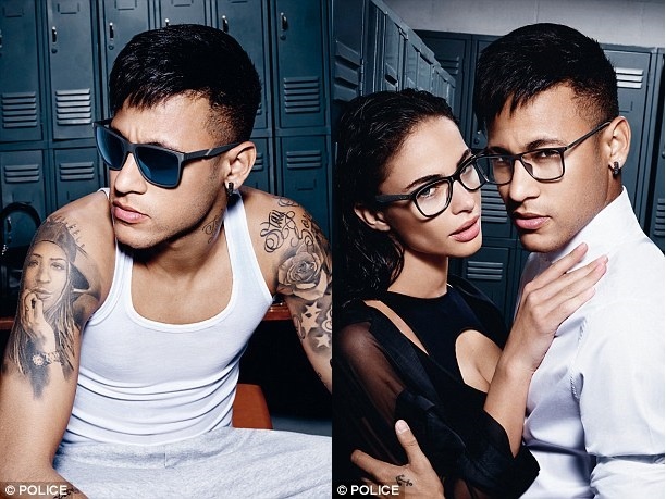 Neymar khoe tai dien xuat ben nguoi dep anh 3