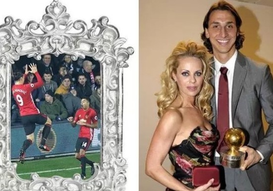 Ibrahimovic tang qua Giang sinh dac biet cho vo hinh anh