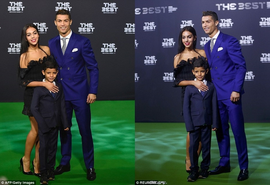 Bạn gái tháp tùng Ronaldo đến nhận giải ảnh 1 Ban gai thap tung Ronaldo den nhan giai anh 1