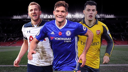 London thong tri doi hinh hay nhat vong 21 giai Ngoai hang hinh anh