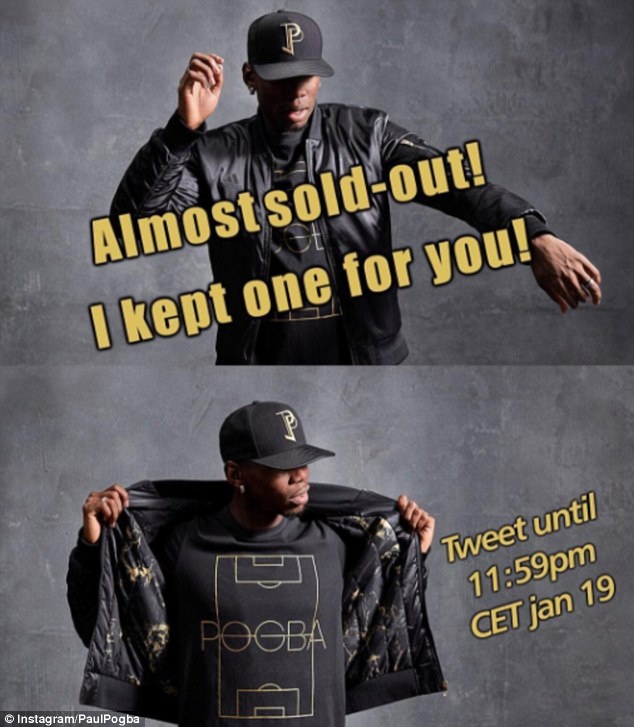 bộ sưu tập Pogba bán hết trong vòng 1 ngày ảnh 2 bo suu tap Pogba ban het trong vong 1 ngay anh 2