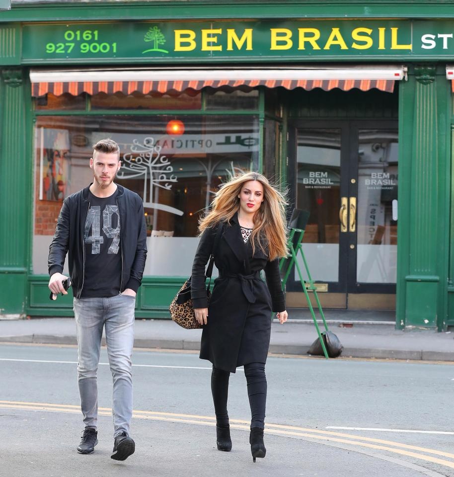 De Gea đưa bạn gái đi ăn mừng Valentine ảnh 2 De Gea dua ban gai di an mung Valentine anh 2
