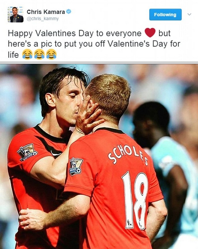 Valentine ngọt ngào của sao bóng đá thế giới ảnh 7 Valentine ngot ngao cua sao bong da the gioi anh 7