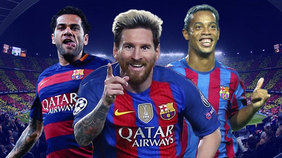 Messi va doi hinh khong Tay Ban Nha vi dai cua Barca hinh anh