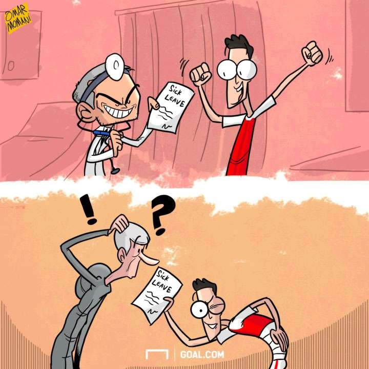 Hi hoa Mourinho xui Oezil cao benh de den MU anh 1