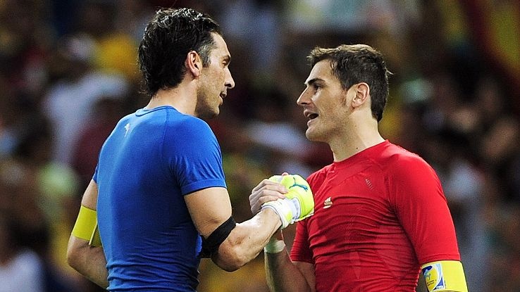 Buffon, Casillas va 8 danh thu khoac ao tuyen quoc gia nhieu nhat hinh anh